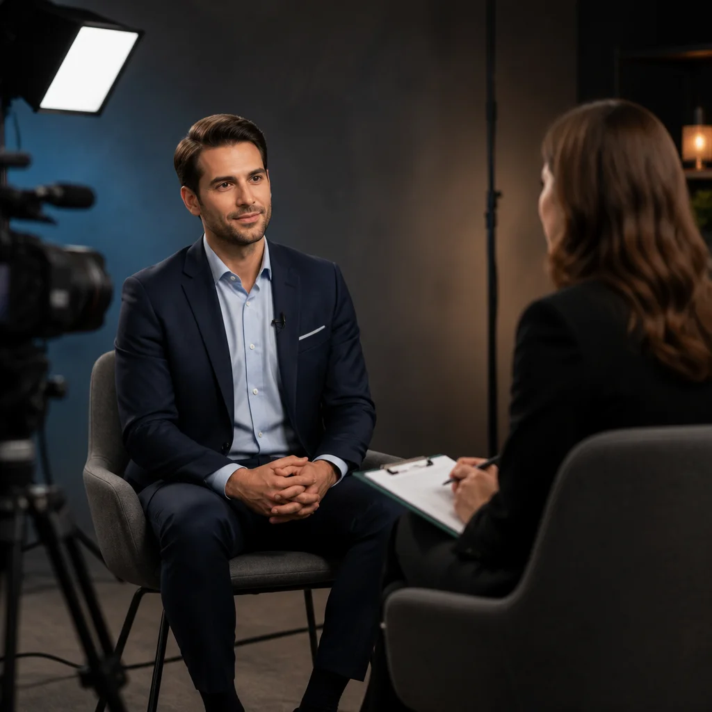 Treinamento prático em entrevista